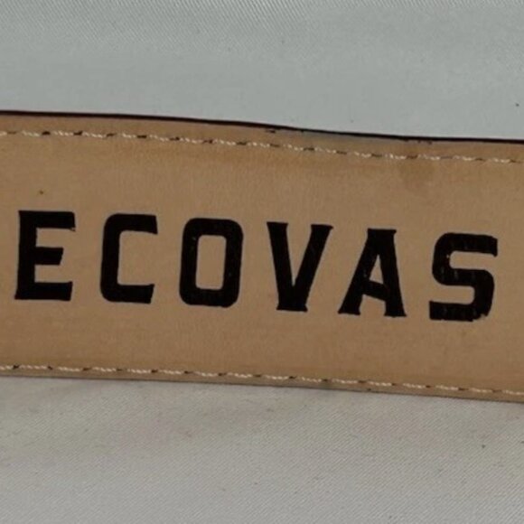 Tecovas Brown Genuine US Calfskin Leather Belt Mens Size 44 Handmade In Mexico - Picture 5 of 6